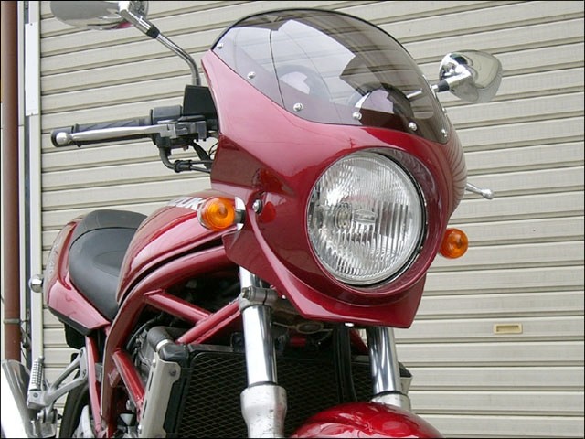 CHIC DESIGN シックデザイン ロードコメット2 バンディット250 SUZUKI スズキ ビキニカウル カウル関連 外装 スクリーンカラー:スモーク / カラー:キャンディアカデミーマルーン