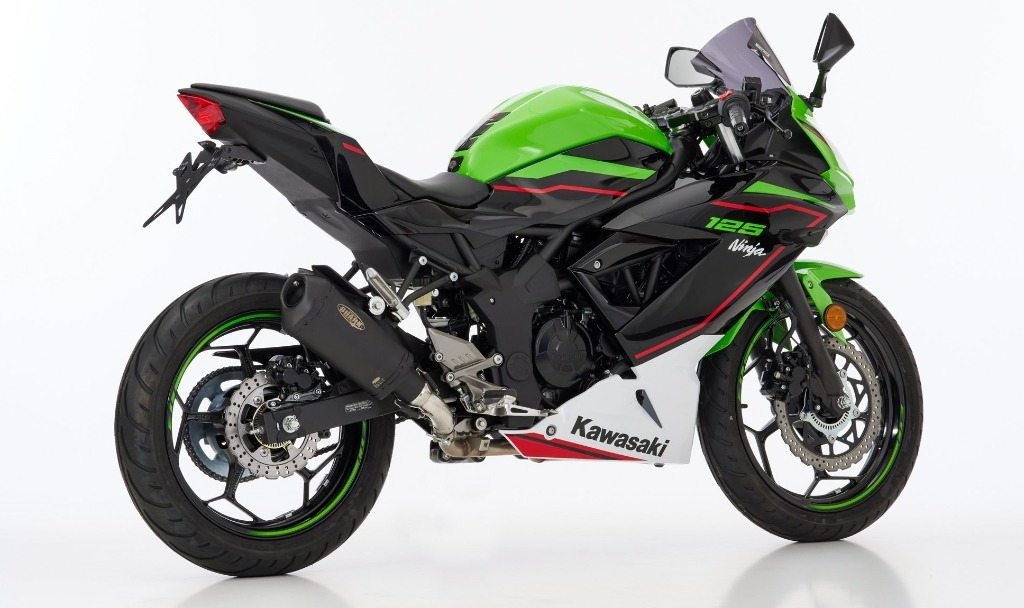 SHARK シャーク DSX-10 スリップオンエキゾースト (1-1) スーパーショート Ninja 125 Z125 KAWASAKI カワサキ スリップオンマフラー マフラー|ウェビック 店