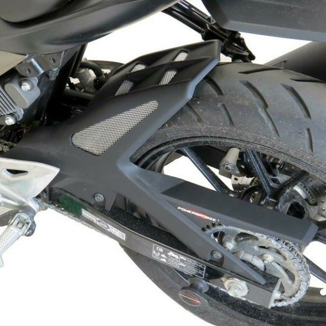 POWERBRONZE インナーフェンダー GSX-R125 GSX-S125 SUZUKI スズキ リアフェンダー フェンダー関連 外装 カラー：カーボンプリント／レッドメッシュ
