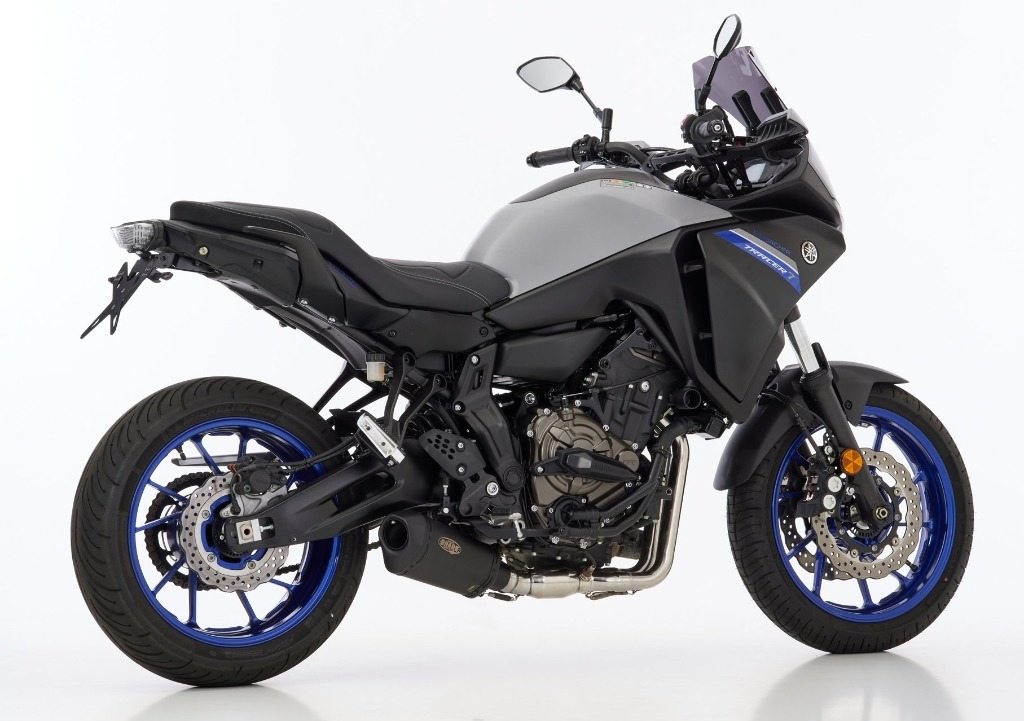 SHARK シャーク DSX-10 Complete Exhaust System (2-1) Super Short スリップオンマフラー MT-07 Tracer7 Tracer7GT XSR700 YAMAHA ヤマハ マフラー