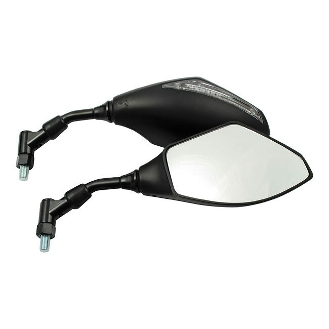 MCS エムシーエス WRAPP LED ウィンカーミラー【WRAPP TURN SIGNAL MIRRORS】 ミラー ハンドル