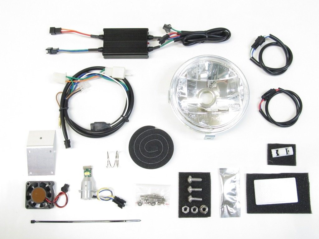 PROTEC プロテック LEDマルチリフレクターヘッドライトキット スーパーカブ110 HONDA ホンダ ヘッドライト 灯火類 電装系｜ウェビック　店
