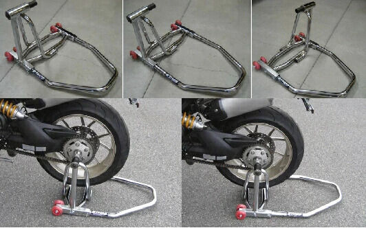 ETHOS エトスデザイン リバーシブルサイドアームスタンドセット NSR250R VFR400R RVF400 VFR750R RVF750 HONDA ホンダ 片持ちリアスタンド