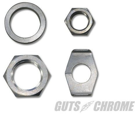 GUTS CHROME ガッツクローム 【Colony】リアアクスルナットキット 汎用 HARLEY-DAVIDSON ハーレーダビッドソン アクスルナット ホイール関連 足回り