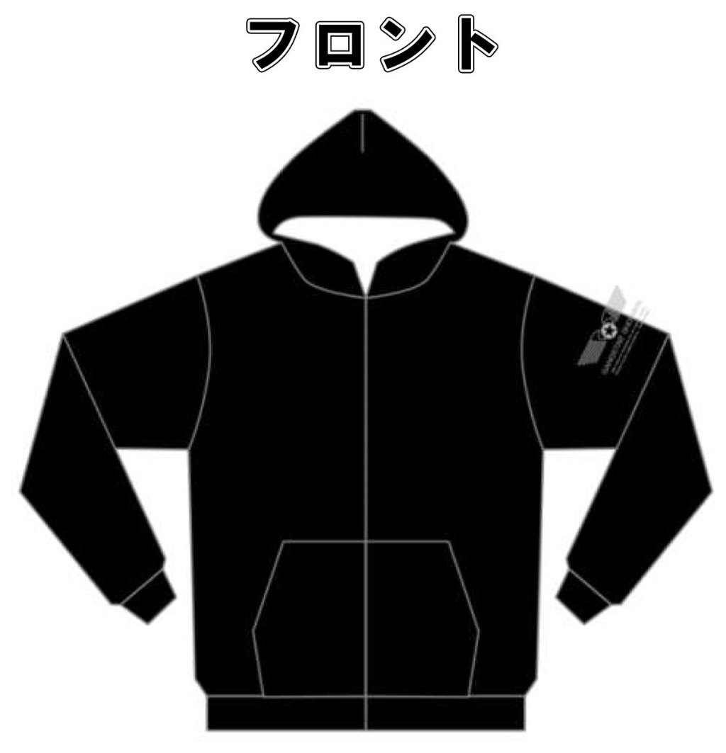 Pine Valley パインバレー GANGSTAR SHOWKAI 【ブランド始動記念】1stモデル ZIPパーカーバージョン カジュアルパーカー・フーディー・スウェット画像