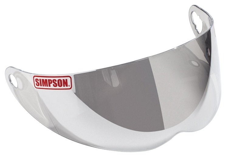 SIMPSON NORIX シンプソンノリックス ミラーシールド 共通 DIAMONDBACK SUPER BANDIT 13SB13 OUTLAW RX10 RX12 Pro ヘルメットシールド ヘルメット カラー：ライトクローム／クリアベース