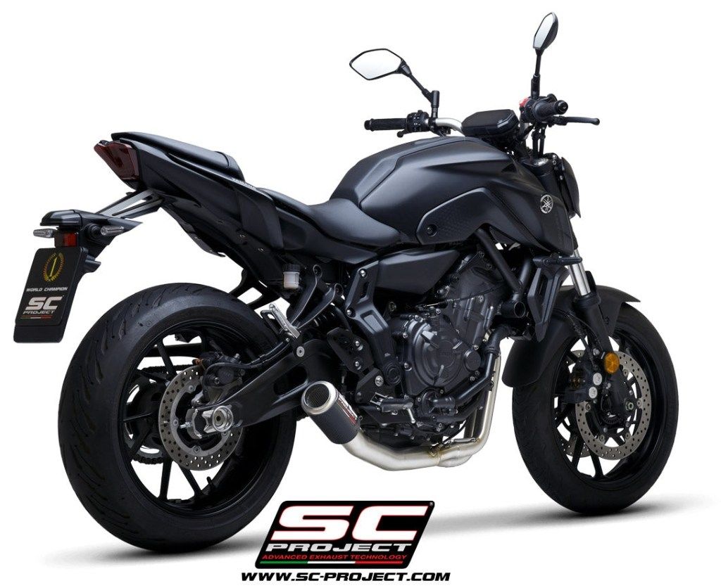 SC-PROJECT SCプロジェクト フルエキゾーストシステム 2-1＆CR-T サイレンサー MT-07 YAMAHA ヤマハ フルエキゾーストマフラー マフラー