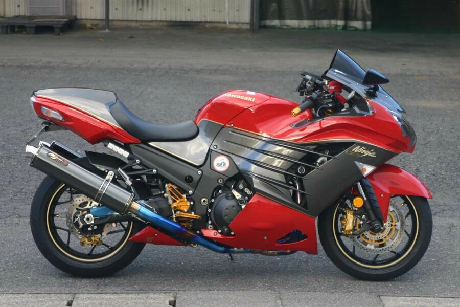 NOJIMA ノジマ DLCチタン フルエキゾースト ZX-14R US 車両型式ZXT40J ブライト社扱いマレーシア仕様 の車両に適合 KAWASAKI カワサキ フルエキゾーストマフラー マフラー|ウェビック 店