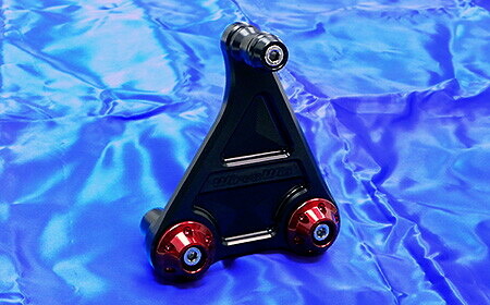 WirusWin ウイルズウィン ショットマフラー専用アルミビレットステー ブラックバージョン シグナスX YAMAHA ヤマハ マフラーステー マフラー