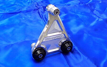 WirusWin ウイルズウィン ショットマフラー専用アルミビレットステー シルバーバージョン シグナスX YAMAHA ヤマハ マフラーステー マフラー