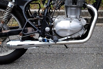部品屋K&W メガホンマフラー エストレヤ KAWASAKI カワサキ フルエキゾーストマフラー マフラー