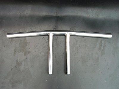部品屋K&W Tバー ライザー一体型タイプ ハンドルバー ハンドル