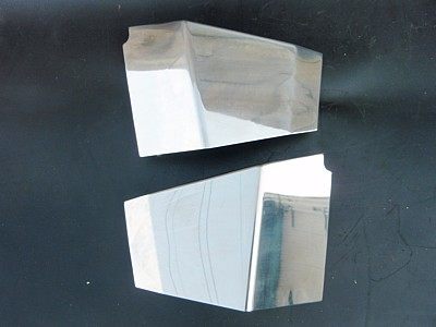 部品屋K&W ステンレス製サイドカバー シャドウ400 HONDA ホンダ サイドカウル・サイドカバー カウル関連 外装