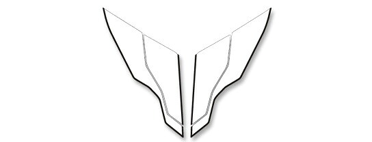 MDF エムディーエフ 車種別グラフィックデカールキット 1198/1098/848 1198 1098 848 DUCATI ドゥカティ グラフィックキット 外装