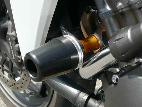 AGRAS アグラス レーシングスライダー 3点セット CB1000R -2017 HONDA ホンダ エンジンスライダー・フレームスライダー フレーム ジュラコンカラー：ブラック (ロゴ有)