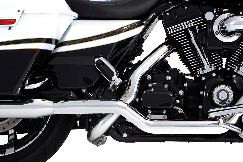 Rinehart ラインハート 3.5インチXtreme True Dual マフラー(クローム/クロームエンドキャップ) FLHT ElectraGlide [エレクトラグライド] 09-12 FLHTX StreetGlide [ストリートグライド] FLHR RoadKing [ロードキング] FLTR RoadGlide [ロードグライド] マフラー