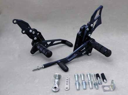 WR’S ダブルアールズ バトルステップ TYPE-R ブラックバージョン ZRX1200R ZRX1200S ZRX1100 ZRX1100II KAWASAKI カワサキ バックステップ ステップ 足回り 34,360円