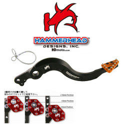 HammerHead ハマーヘッド リアブレーキペダル ラージアルミティップ 125SX 144SX 150SX 150XC 200XC-W 200XC 250SX-F 250SX 250SXSF 250XC-F 250XC-W 250XC 250XCFW 250XCWE 300EXC Six Days 300XC-W 300XC 450EXCR 450XCF 450XCRW 505XC-F 530XCRW KTM ブレーキペダル
