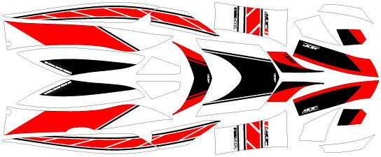 MDF エムディーエフ 車種別グラフィックデカールキット CYGNUS X125ストロボ CYGNUS125 [シグナス] YAMAHA ヤマハ グラフィックキット 外装 ■コンプリートデカール（フルセット）
