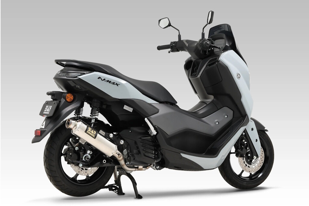 YOSHIMURA ヨシムラ 機械曲GP-MAGNUM105サイクロン EXPORT SPEC 政府認証 NMAX YAMAHA ヤマハ フルエキゾーストマフラー マフラー カラー：SSF サテンフィニッシュカバー