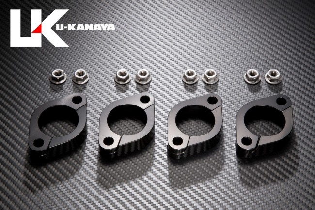 U-KANAYA ユーカナヤ アルミ削り出しエキゾーストフランジ [ZRX400/II専用] ZRX400II ZRX400 KAWASAKI カワサキ マフラーフランジ マフラー｜ウェビック　店