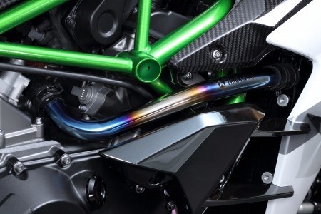 TRICKSTAR トリックスター チタンラジエーターパイプ ニンジャ H2 H2R KAWASAKI カワサキ ラジエーター 冷却関連 エンジン｜ウェビック　店