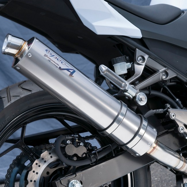 YAMAMOTO RACING ヤマモトレーシング SPEC-A チタン スリップオンマフラー Z250 KAWASAKI カワサキ マフラー｜ウェビック　店