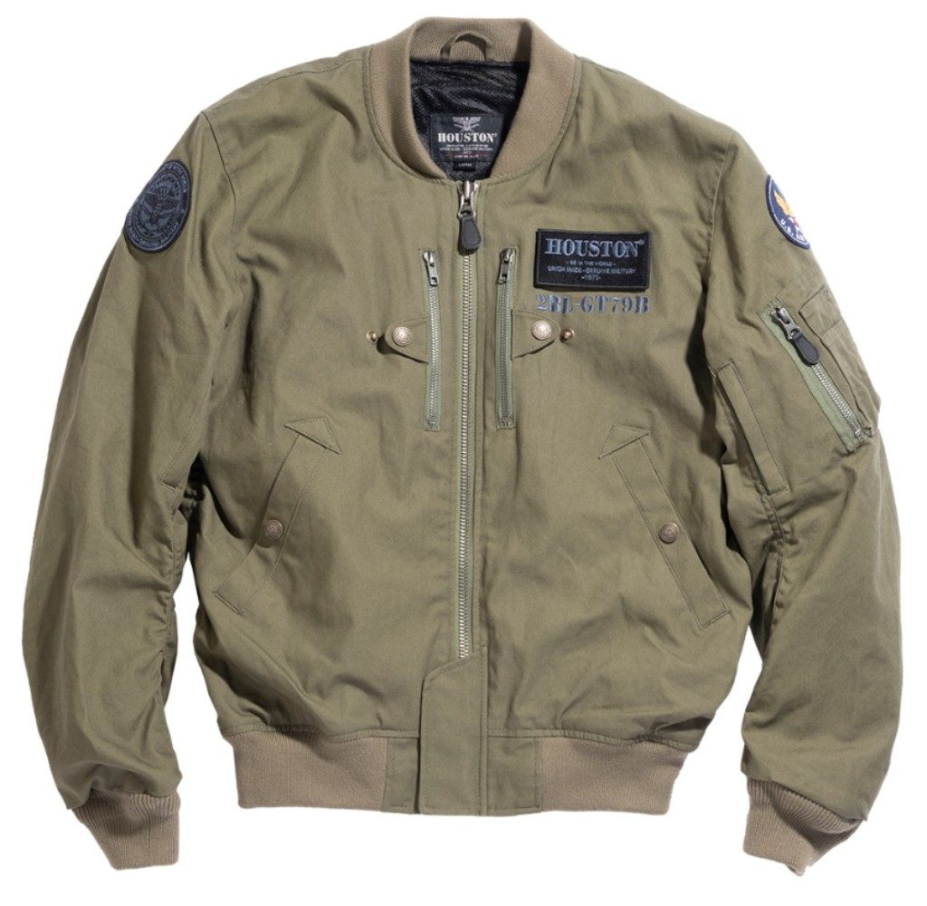 楽天市場】HOUSTON ヒューストン MA-1 MESH M／C ジャケット メッシュ