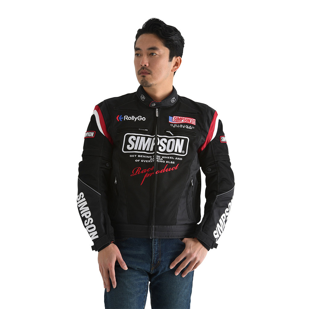 SIMPSON シンプソン NSM-2202 Riders Mesh Jacket［ライダース メッシュ ジャケット］ メッシュジャケット ジャケット アパレル
