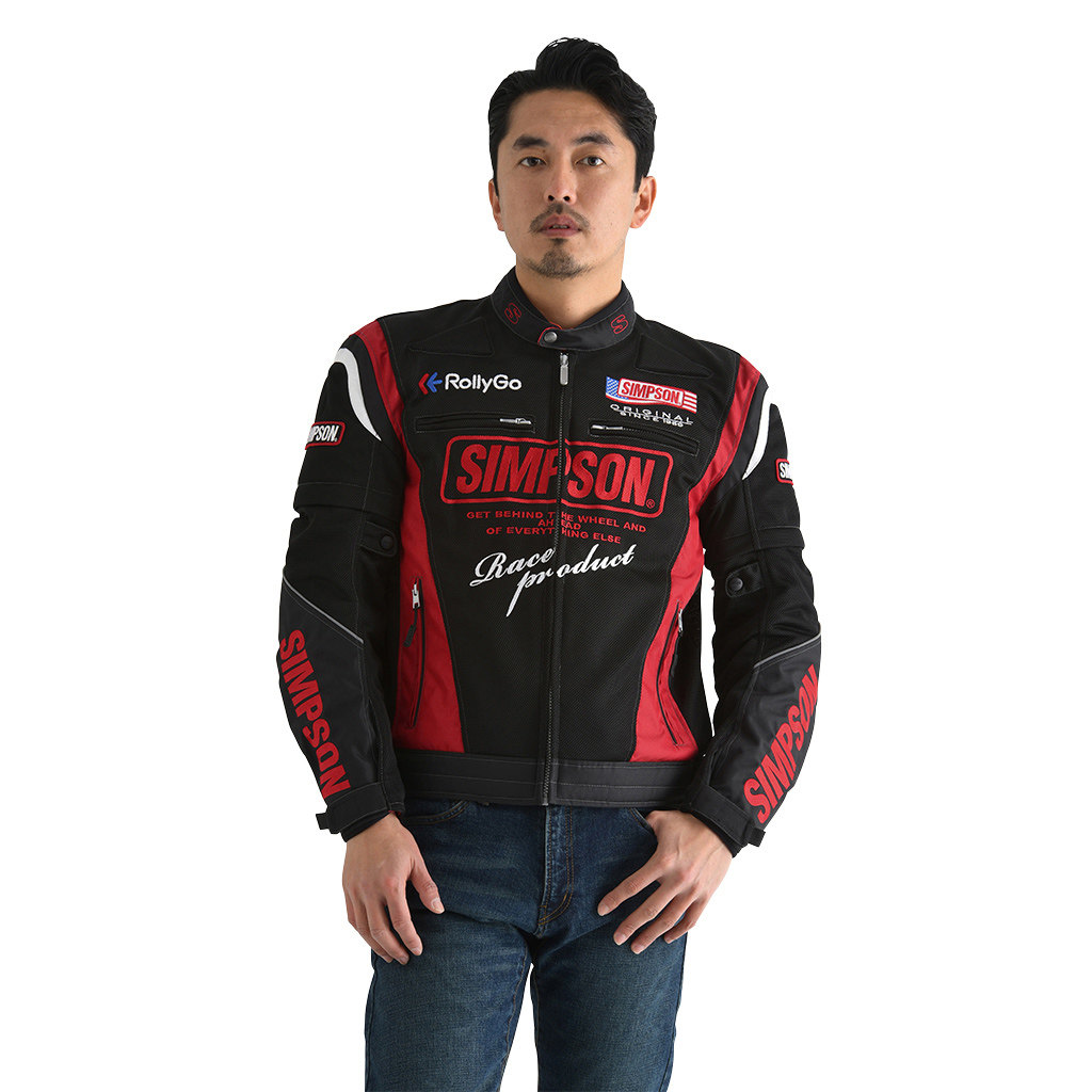 SIMPSON シンプソン NSM-2202 Riders Mesh Jacket［ライダース メッシュ ジャケット］ メッシュジャケット ジャケット アパレル