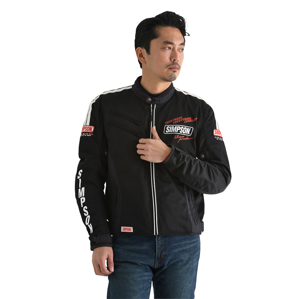 SIMPSON シンプソン NSM-2204 Riders Mesh Jacket［ライダース メッシュ ジャケット］ メッシュジャケット ジャケット アパレル