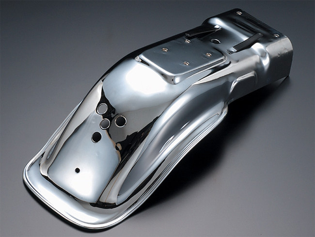 楽天市場】kawasaki Z900RS メッキリアフェンダー Z1/Z2タイプ