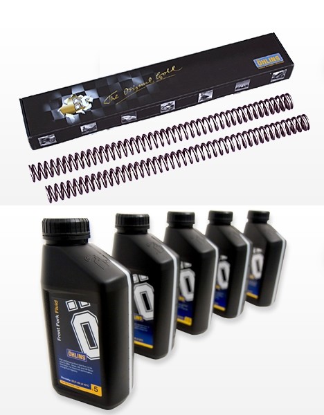 OHLINS オーリンズ フロントフォークスプリング/フルードセット グレード