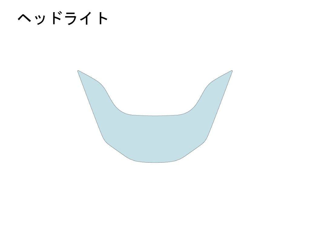 ECHELON エシュロン ヘッドライト【QUATECT】 ハイパーモタード 698 モノ DUCATI ドゥカティ プロテクションフィルム・保護フィルム 外装