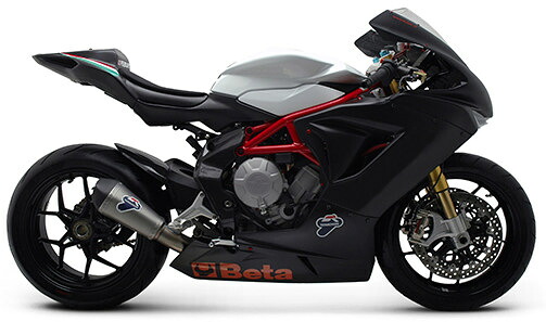 TERMIGNONI テルミニョーニ スリップオンマフラー 1サイレンサー F3 800 MV AGUSTA アグスタ マフラー｜ウェビック　店 62,668円