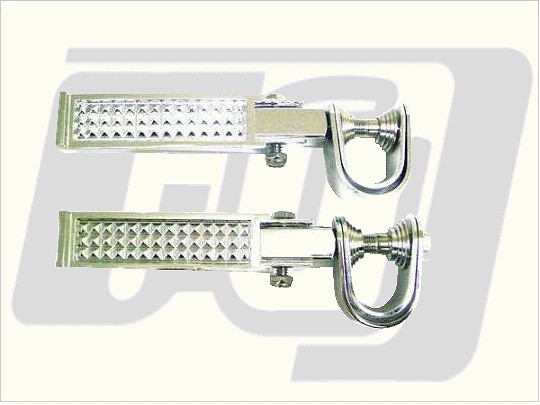 GUTS CHROME ガッツクローム クランプ付 ペグセット ブロックタイプ 汎用 HARLEY-DAVIDSON ハーレーダビッドソン フットペグ ステップ 足回り