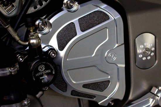 MOTO CORSE モトコルセ CNC ビレット ライトウェイト ドライブスプロケットカバー F4 750 1000S 1000R 1000 312R 1078 312RR BRUTALE 910S 910R 989R 1078RR 920 990R 1090R 1090RR MV AGUSTA アグスタ スプロケットカバー 外装
