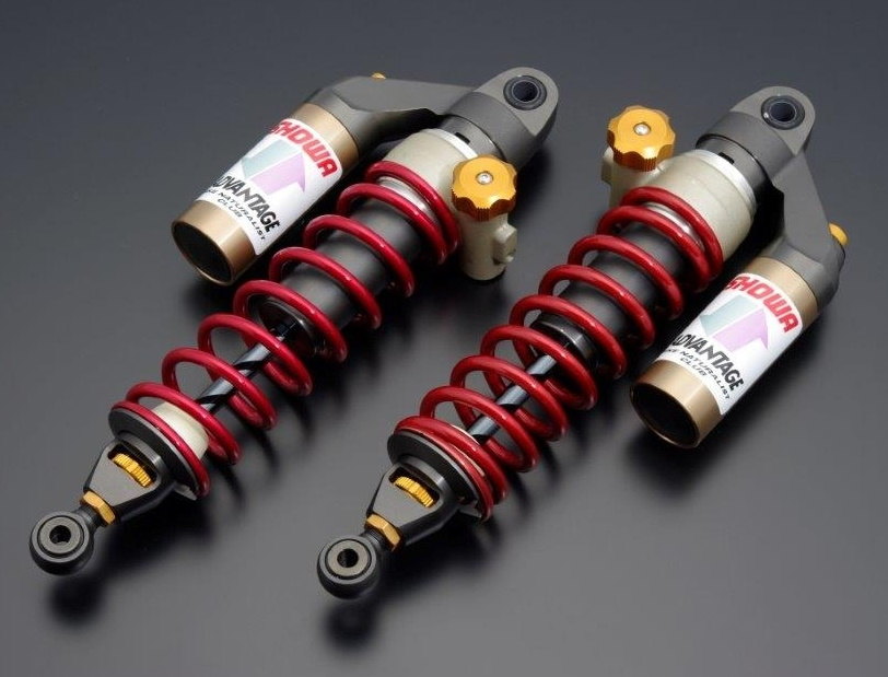 ADVANTAGE アドバンテージ SHOWA[ショーワ] RS-γ リアサスペンション(油圧イニシャルアジャスター) CB1100 EX HONDA ホンダ リアサスペンション サスペンション 足回り スプリングカラー：キャンディメタリックレッド｜ウェビック　店