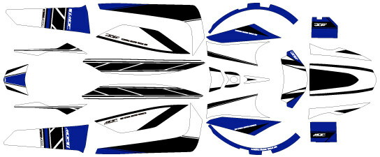 MDF エムディーエフ 車種別グラフィックデカールキット BWS ストロボ BWS50 ビーウィズ YAMAHA ヤマハ グラフィックキット 外装 ■コンプリートデカール（フルセット）