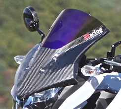 Magical Racing マジカルレーシング カーボントリムスクリーン Z250R KAWASAKI カワサキ スクリーン 外装 カラー：スーパーコート / 仕様：平織りカーボン製 / MagiVeilセラミックコーティング：なし