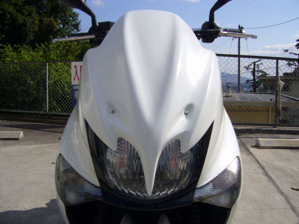 グランドマジェスティ　250　フロントマスク　エアロ Amazon | BLESS・グランドマジェスティ フロント・フェイスカウル