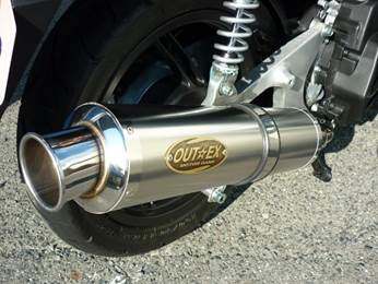 OUTEX アウテックス OUTEX.R-ST-CATALYZE フルエキゾーストマフラー TIGRA125 PGO マフラー