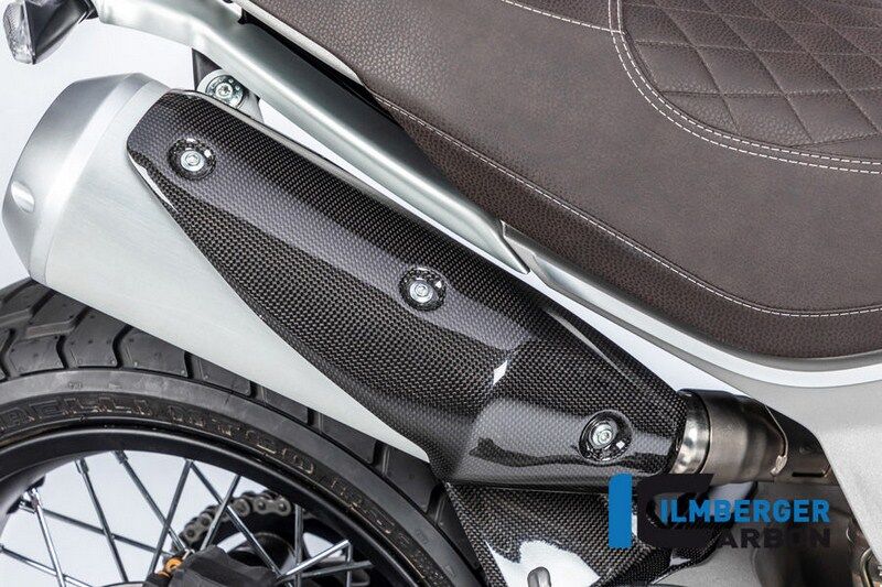 ILMBERGER イルムバーガー エキゾーストプロテクション 右 グロス Scrambler 1100 DUCATI ドゥカティ マフラーガード・ヒートガード マフラー｜ウェビック　店