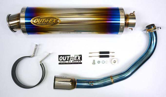 OUTEX アウテックス OUTEX.R-BSTG フルエキゾーストマフラー シグナスX YAMAHA ヤマハ マフラー