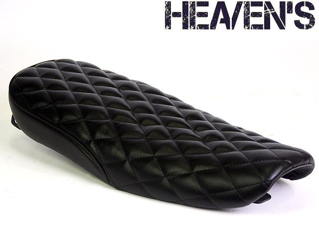 HEAVENS ヘブンズ クラシック フラットシート ダイヤ グラストラッカー SUZUKI スズキ シート シート関連 外装 低反発シート無 / エナメルレザー:ホワイト (受注生産) / パイピングカラー:ホワイト (受注生産)|ウェビック 店