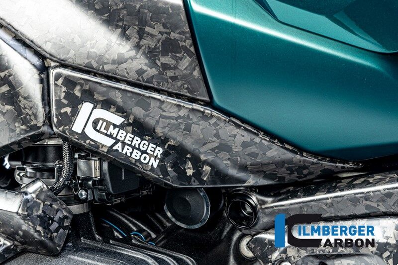 ILMBERGER イルムバーガー ロア タンクカバー 左側 BDC(ブラック・ダイヤモンド・カーボン仕上げ) マット仕上げ(艶なし) サイドカウル・サイドカバー カウル関連 外装|ウェビック 店
