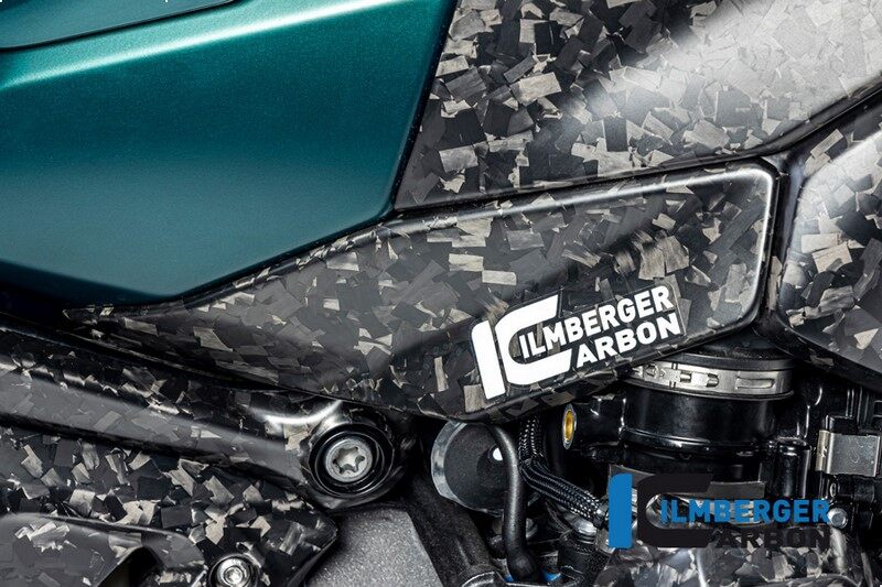 ILMBERGER イルムバーガー ロア タンクカバー 右側 BDC(ブラック・ダイヤモンド・カーボン仕上げ) マット仕上げ(艶なし) タンク関連 外装|ウェビック 店