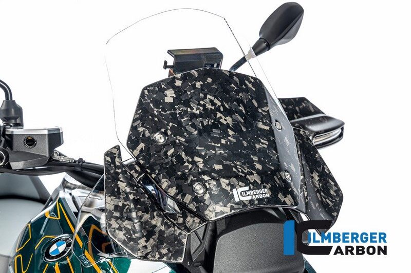 ILMBERGER イルムバーガー ウインドプロテクター 右側 BDC(ブラック・ダイヤモンド・カーボン仕上げ) マット仕上げ(艶なし) スクリーン 外装