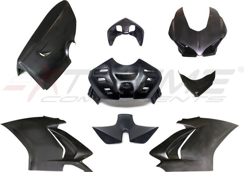 EXTREME COMPONENTS エクストリームコンポーネンツ Complete fairings + rear tail airbox cover pipe for Ducati Panigale V4 / V4S (2018/2019) | DUC-12 フルカウル・外装セット カウル関連 外装｜ウェビック　店