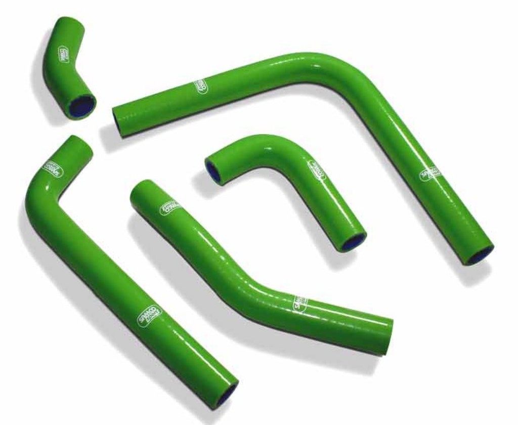 SAMCO SPORT サムコスポーツ クーラントホース(ラジエーターホース) KX 250 F KAWASAKI カワサキ ラジエーター 冷却関連 エンジン カラー:ニンジャグリーンカモ(限定色)|ウェビック 店